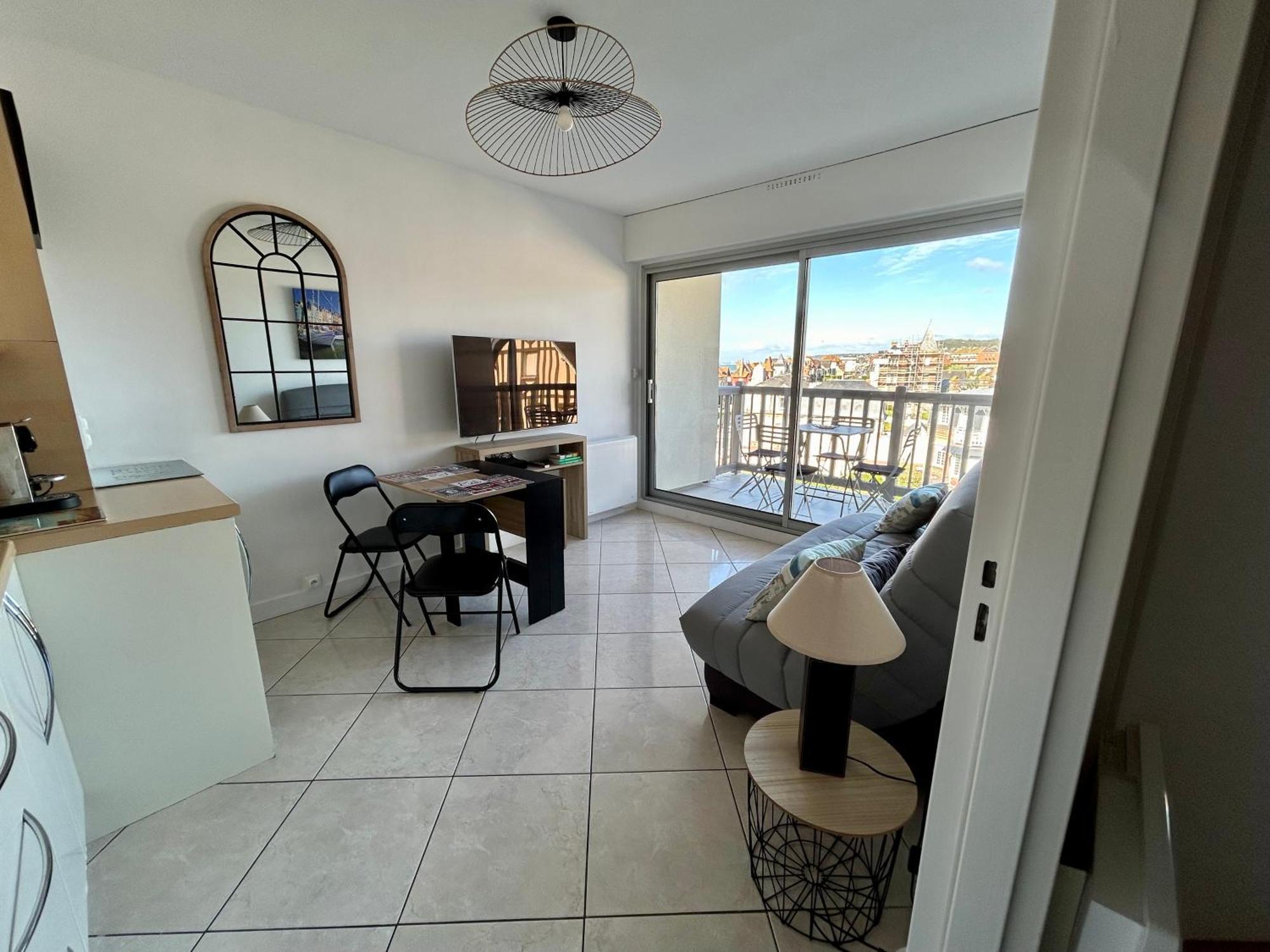 Appartement Vue Mer - 30 M De La Plage - 5 Minutes A Pied Du Centre Ville Et Du Casino วิลเลร์-ซูร์-แมร์ ภายนอก รูปภาพ